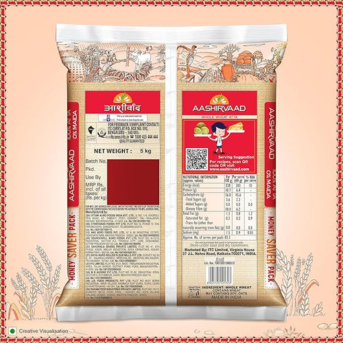 Aashirvaad Superior MP Atta, 5kg Pack